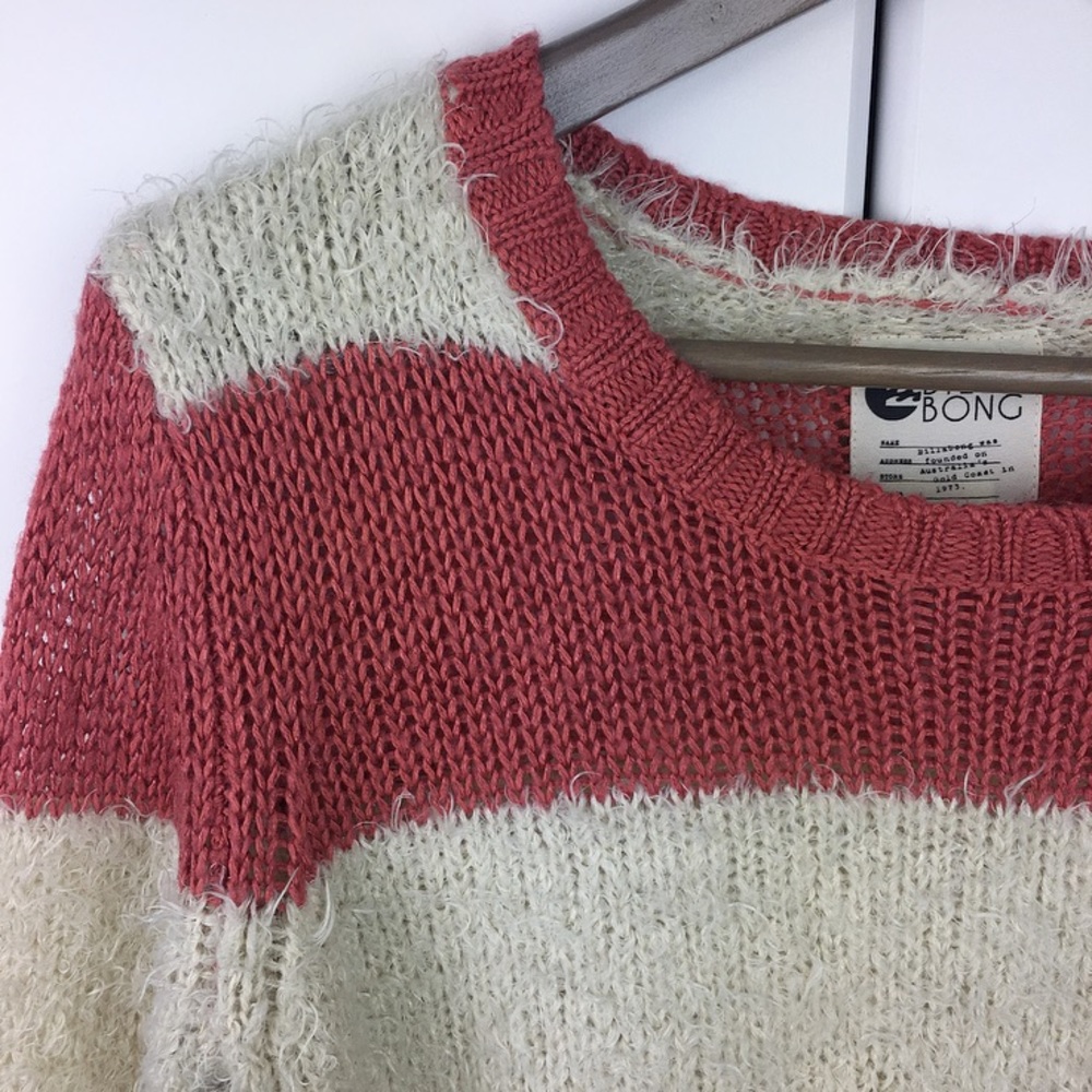 Fuzzy Striped Sweater - Picture 3 of 5